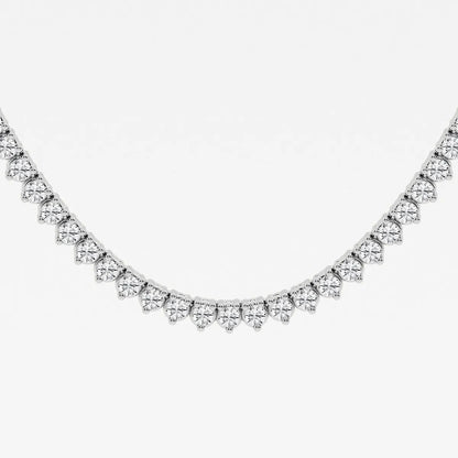 The Luxe 3-Prong Tennis Necklace
