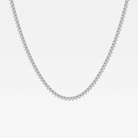 The Luxe 3-Prong Tennis Necklace