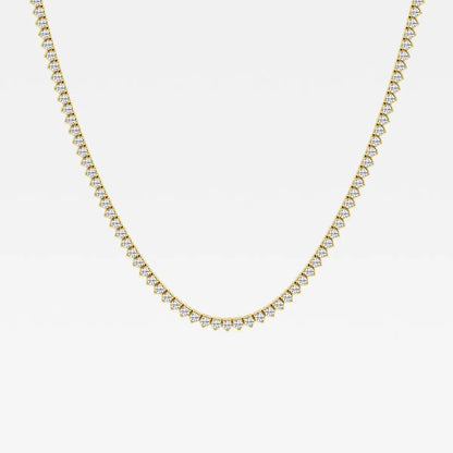 The Luxe 3-Prong Tennis Necklace