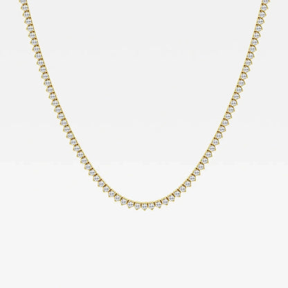 The Luxe 3-Prong Tennis Necklace