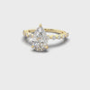Aleena Pear Diamond Engagement Ring Yellow Gold 18k